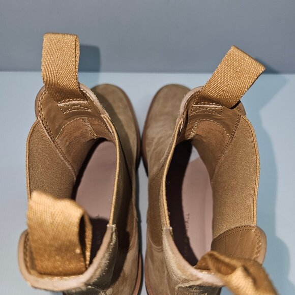 Loeffler Randall Raquel Ankle Boot Womens 11 Brown Suede Pull On Chelsea Fall - Picture 11 of 15